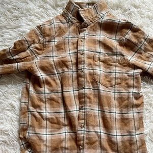 Comfy long sleeved fall plaid aesthetic large fit vintage flannel